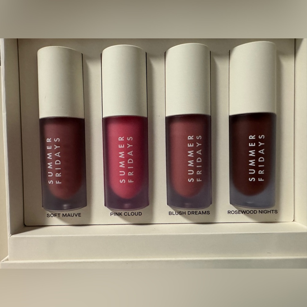 Summer Fridays Lip Oil Set - Mauve, Pink, Rose, Berry - Picture 2 of 12
